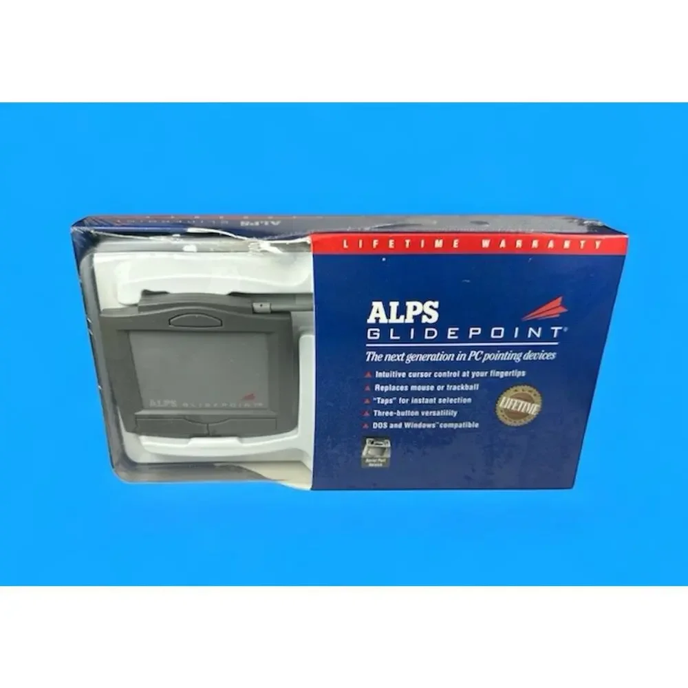 Vintage 1994 Alps Glidepoint for DOS Windows Computer - PS/2 Serial Port Version